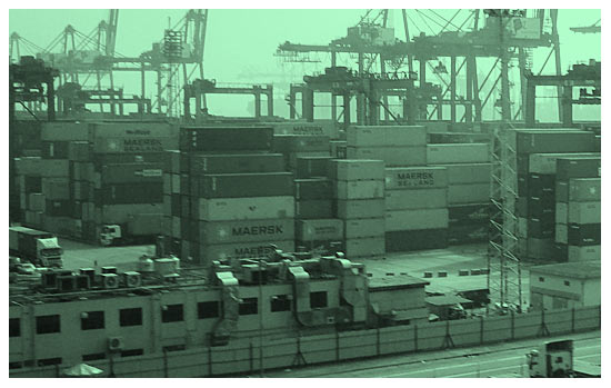 containers ready for shipment